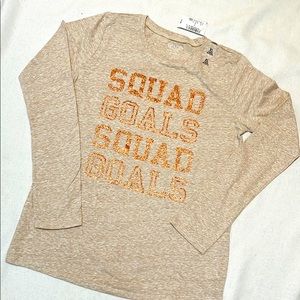Squad Goals Long-sleeved Tee NWT